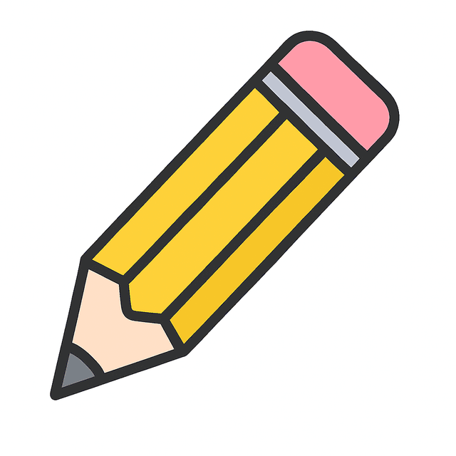 Printable picture card: Pencil