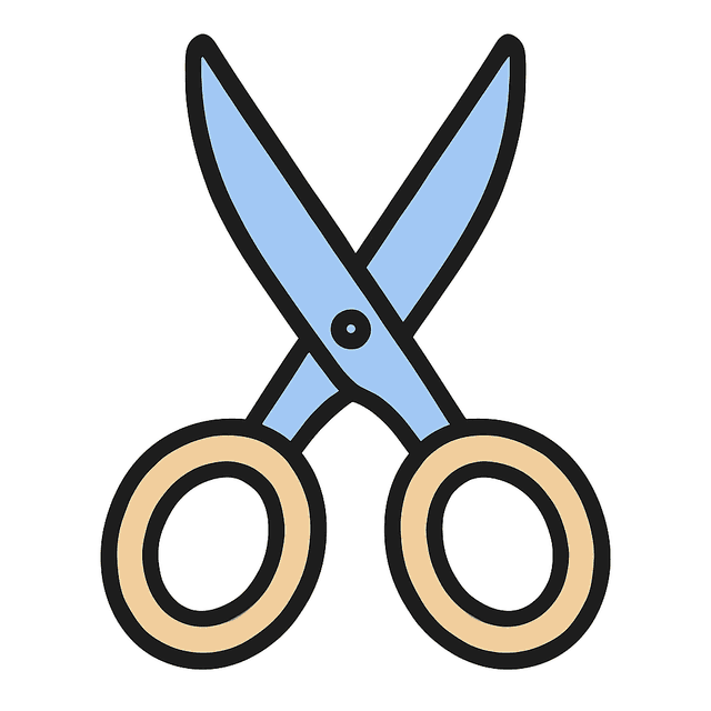 Printable picture card: Scissors
