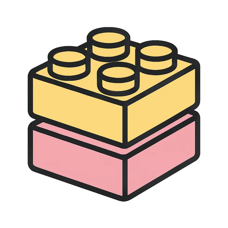 Sample picture card for choice board: Lego
